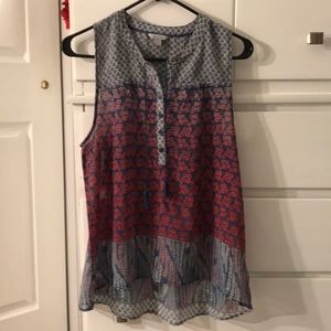 Junior Pretty Sheer Floral Top